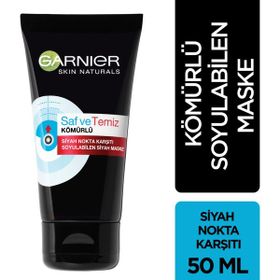 Garnier 50 ml Kömürlü Siyah Nokta Karşıtı Soyulabilen Kağıt Yüz Maskesi