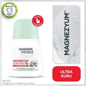 Garnier 50 ml Mineral Magnezyum Ultra Kuru Kadın Roll On