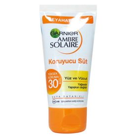 Garnier Ambre Solaire 50 ml Spf30+ Tüm Cilt Tipleri İçin Koruyucu Güneş Sütü