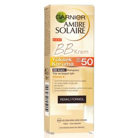 Garnier Ambre Solaire 50 ml Spf50+ BB Koruyucu Yüz Kremi