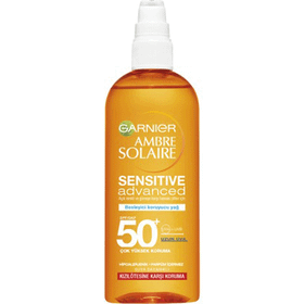 Garnier Ambre Solaire Sensitive Advanced 150 ml Spf50+ Besleyici Koruyucu Yağ