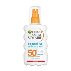Garnier Ambre Solaire Sensitive SPF50+ 150 ml Advanced Hipoalerjenik Güneş Koruyucu Sprey