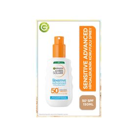 Garnier Ambre Solaire Sensitive SPF50+ 150 ml Advanced Hipoalerjenik Güneş Koruyucu Sprey