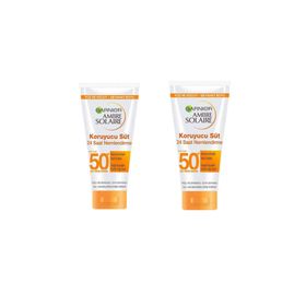 Garnier Ambre Solaire SPF50 2x50 ml Güneş Koruyucu Süt