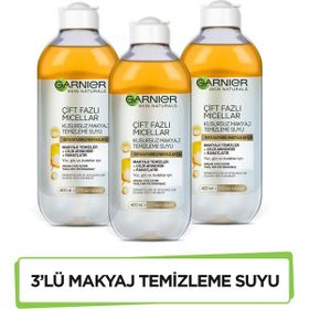 Garnier Besleyici Çift Fazlı Micellar 3x400 ml Makyaj Temizleme Suyu
