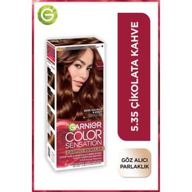 Garnier Çarpıcı Renkler 5.35 Çikolata Kahve Kalıcı Krem Saç Boyası