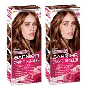 Garnier Çarpıcı Renkler 6.35 Çarpıcı Altın Kahve 2 Adet Saç Boyası