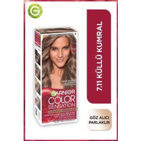 Garnier Çarpıcı Renkler 7.11 Küllü Kumral Saç Boyası