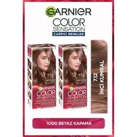 Garnier Çarpıcı Renkler 7.12 İnci Kumral 2 Adet Saç Boyası