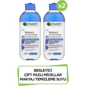 Garnier Çift Fazlı Micellar 2x400 ml Makyaj Temizleme Suyu