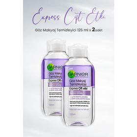 Garnier Express Çift Etkili 2x125 ml Göz Makyaj Temizleyicisi
