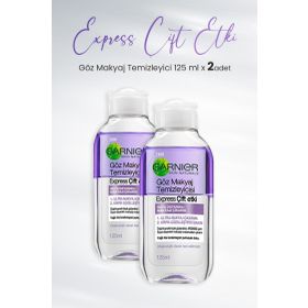 Garnier Express Çift Etkili 2x125 ml Göz Makyaj Temizleyicisi