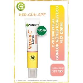Garnier Glow Daily Vitamin C Uv Spf 50 40 ml Günlük Koruyucu Güneş Kremi
