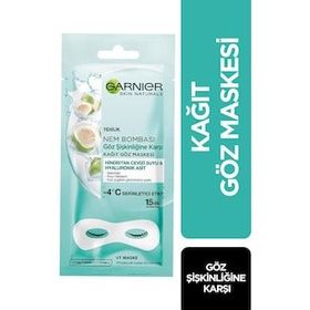 Garnier Hindistan Cevizi Suyu Özlü Göz Altı Torbalarına Karşı Kağıt Göz Maskesi