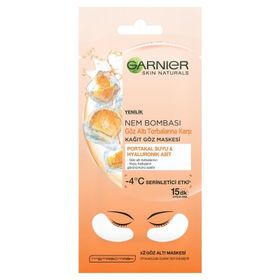 Garnier Hindistan Cevizi Suyu Özlü Göz Altı Torbalarına Karşı Kağıt Göz Maskesi