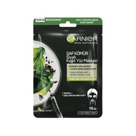Garnier Kömürlü Kağıt Siyah Yosun Yüz Maskesi