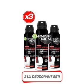 Garnier Men 3x50 ml Lekesiz Koruma Roll-On