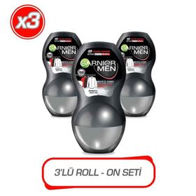 Garnier Men 3x50 ml Lekesiz Koruma Roll-On