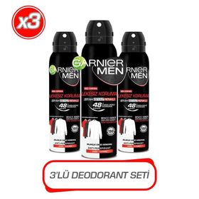 Garnier Men 3x50 ml Lekesiz Koruma Roll-On