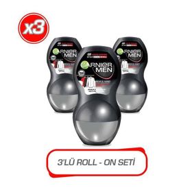Garnier Men 3x50 ml Lekesiz Koruma Roll-On