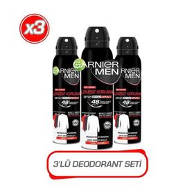 Garnier Men 3x50 ml Lekesiz Koruma Roll-On