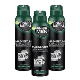 Garnier Men Magnezyum Sprey 3'lü Deodorant Seti