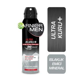 Garnier Men Magnezyum Ultra Kuru Erkek 150 ML Sprey Deodorant