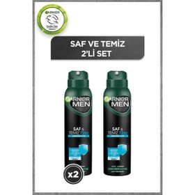 Garnier Men Saf ve Temiz 2x150 ml Sprey Deodorant