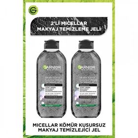 Garnier Micellar Kömür Kusursuz 400x2 ml Makyaj Temizleyici Jel