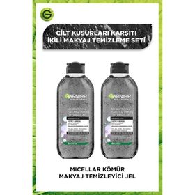 Garnier Micellar Kömür Kusursuz 400x2 ml Makyaj Temizleyici Jel