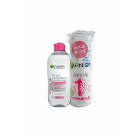 Garnier Micellar Kusursuz 400 ml Makyaj Temizleme Suyu + Pamuk