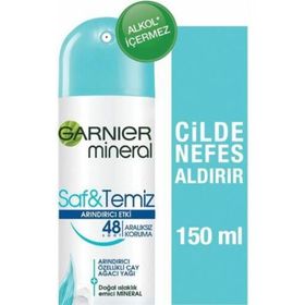 Garnier Mineral 150 ml Saf ve Temiz Sprey Deodorant