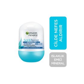 Garnier Mineral Arındırıcı Etki 50 ml Kadın Roll-On Deodorant