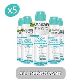 Garnier Mineral Doğal Ferahlık 3x150 ml Deodorant