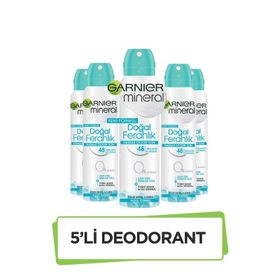 Garnier Mineral Doğal Ferahlık 3x150 ml Deodorant