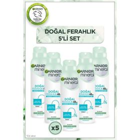 Garnier Mineral Doğal Ferahlık 5x150 ML Deodorant