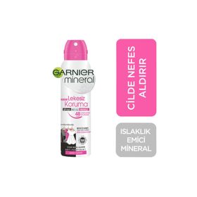 Garnier Mineral Ferah Koku Lekesiz Koruma 150 ml Sprey Deodorant