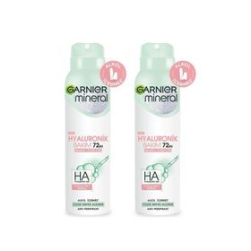 Garnier Mineral Hyaluronik Bakım 2x150 ml Sprey Deodorant