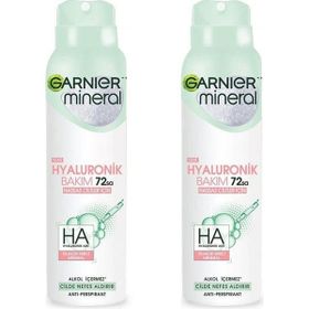 Garnier Mineral Hyaluronik Bakım 2x150 ml Sprey Deodorant