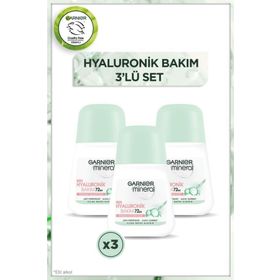 Garnier Mineral Hyaluronik Bakım 3x50 ml Roll-On