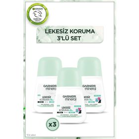 Garnier Mineral Lekesiz Koruma 50ml x 3 adet Roll-On Deodorant