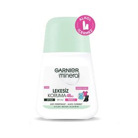 Garnier Mineral Lekesiz Koruma Antiperspirant Ter Önleyici Leke Yapmayan Kadın Roll-On Deodorant 50 ml