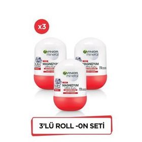 Garnier Mineral Magnezyum Ultra Kuru 3x50 ml Kadın Roll On