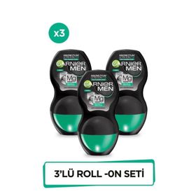 Garnier Mineral Magnezyum Ultra Kuru 3x50 ml Kadın Roll On