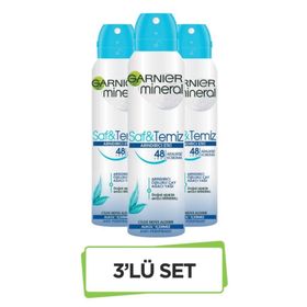 Garnier Mineral Saf & Temiz 3x150 ml Deodorant