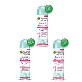 Garnier Mineral Termal Koruma 3x150 ml Kadın Sprey Deodorant