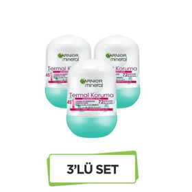 Garnier Mineral Termal Koruma 3x50 ml Kadın Roll-On