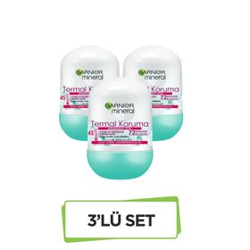 Garnier Mineral Termal Koruma 3x50 ml Kadın Roll-On