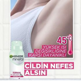 Garnier Mineral Termal Koruma 4x150 ml Kadın Sprey Deodorant