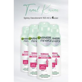 Garnier Mineral Termal Koruma 4x150 ml Kadın Sprey Deodorant